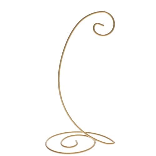 Gold Spiral Ornament Stand Ornament