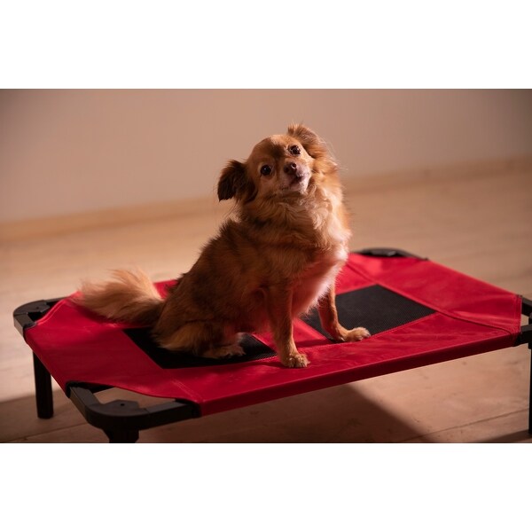 Lucky Dog Elevated Pet Bed Cot Red Bed Bath Beyond 29890265