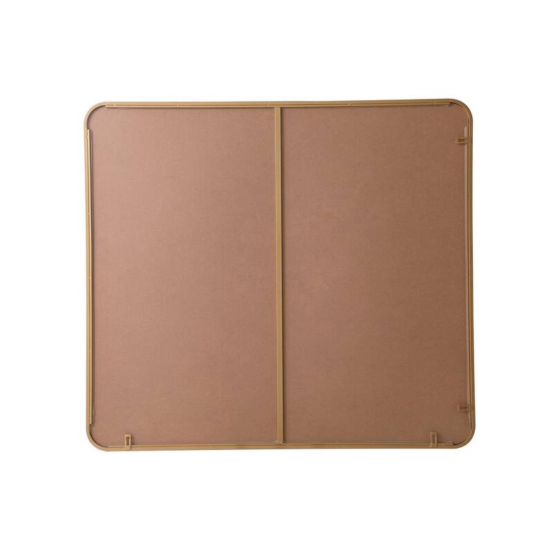 Ezra Soft Corner Metal Rectangular Mirror