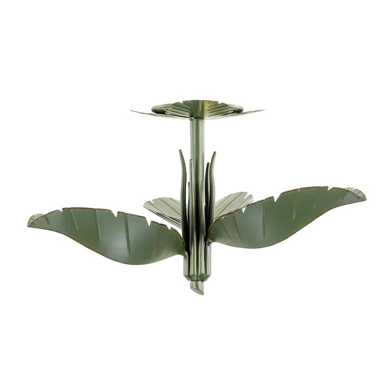 Varaluz Banana Leaf 3-Light Semi-Flush Wall Sconce