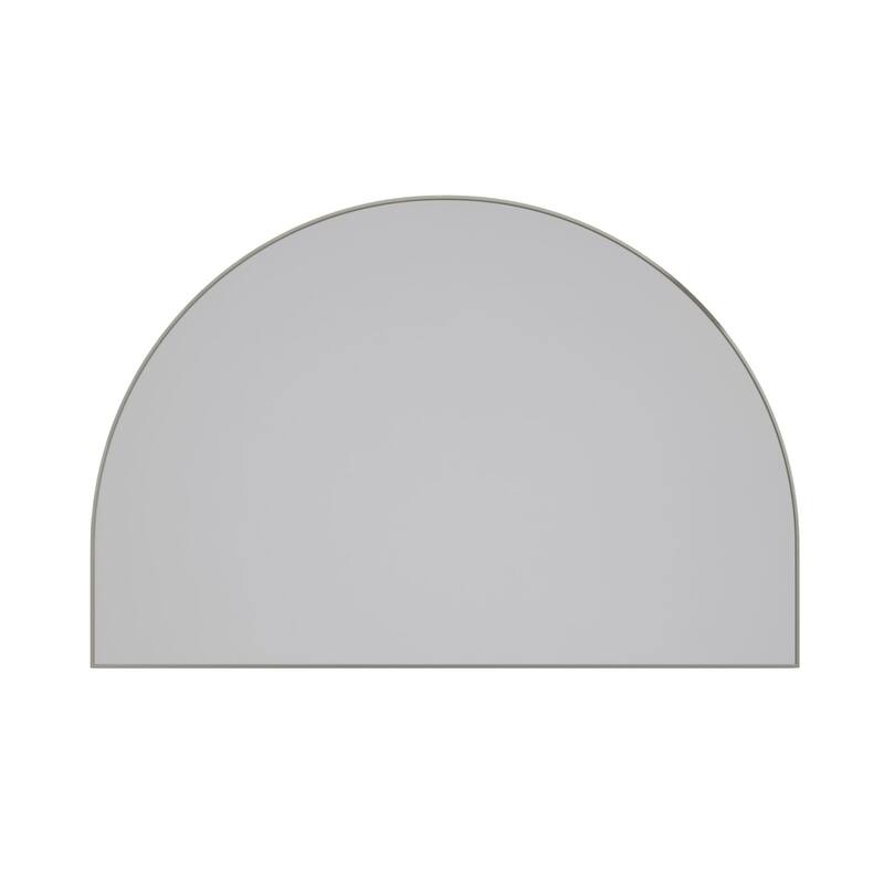 Glass Warehouse SF-ARC-48X32 Kira 48" W x 32" H Contemporary Arched - Brushed Nickel