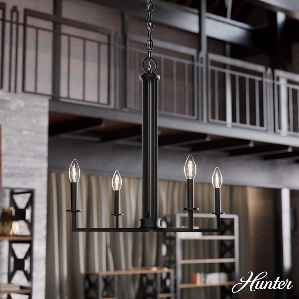 Hunter Bearden Chandelier - Entry, Dining Room, Kitchen Island - Transitional, Industrial, Contemporary, Candle