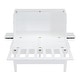 preview thumbnail 4 of 13, Murphy Bed Cabinet Bed with 2 Removable Shelves and USB Port-Queen, White