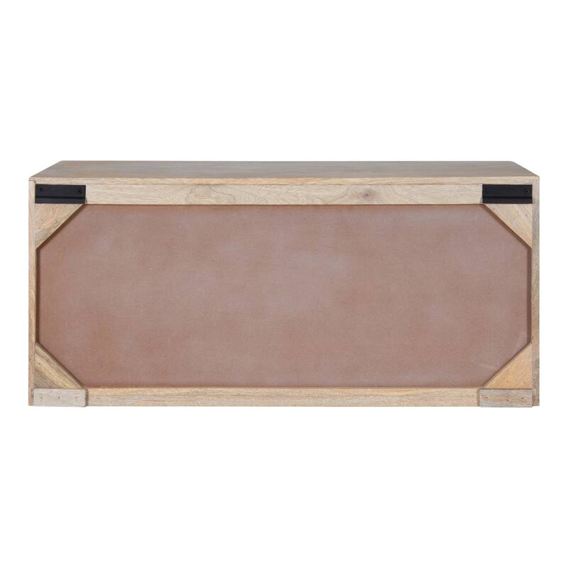 Kate and Laurel Mezzeta Decorative Wood Wall Cabinet