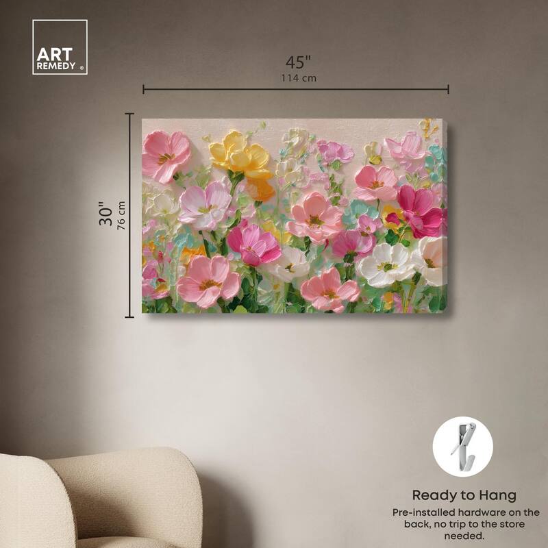 Expressed in Petals I Canvas by Art Remedy, Gallery Wrapped