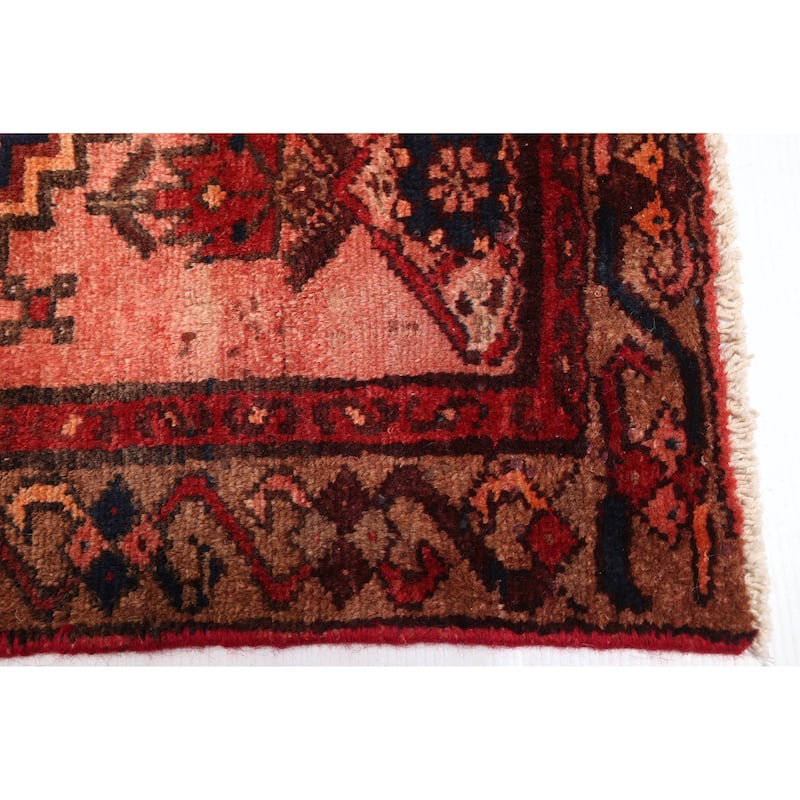 ECARPETGALLERY Hand-knotted Antalya Vintage Red Wool Rug - 3'4 x 6'9