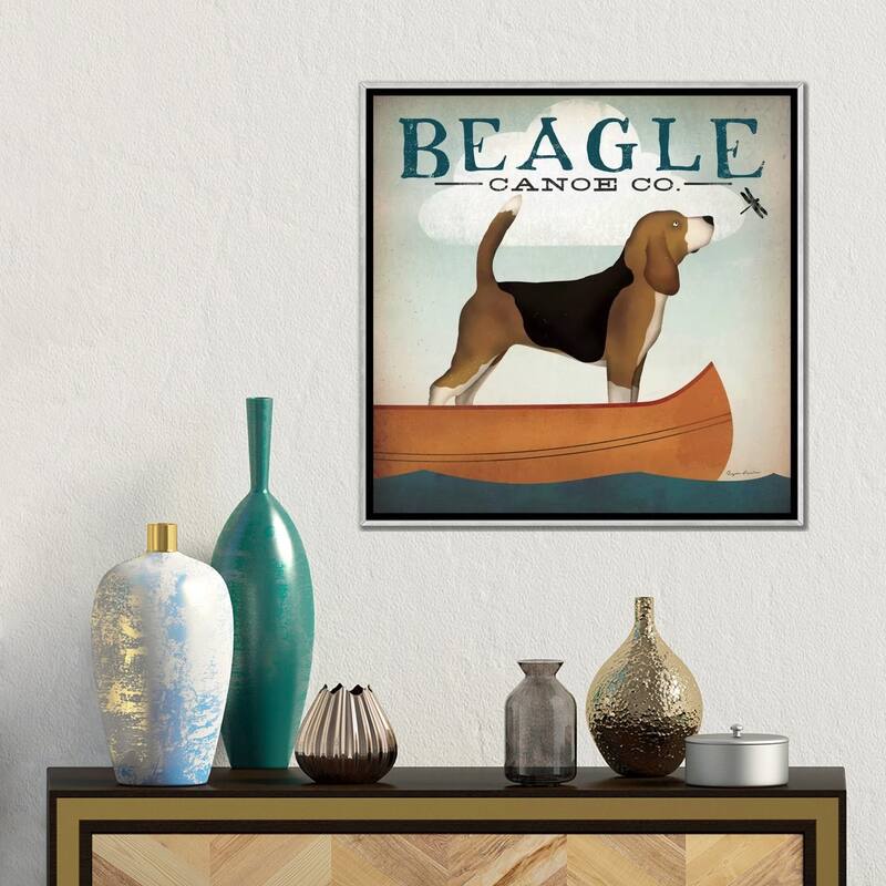 iCanvas "Beagle Canoe Co. " by Ryan Fowler Framed