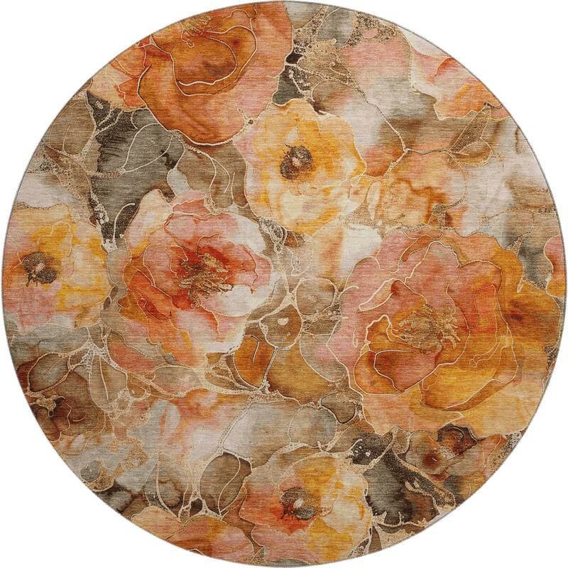 Premium Washable Super Soft Modern Floral Mayfield Rug