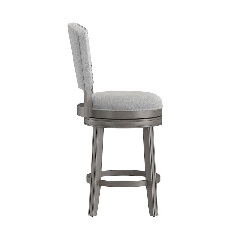 Hillsdale Santa Clara II Swivel Stool, Antique Gray