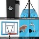 preview thumbnail 5 of 7, Portable Swimming Pool Basketball Hoop, 45"-53" Height Adjustable