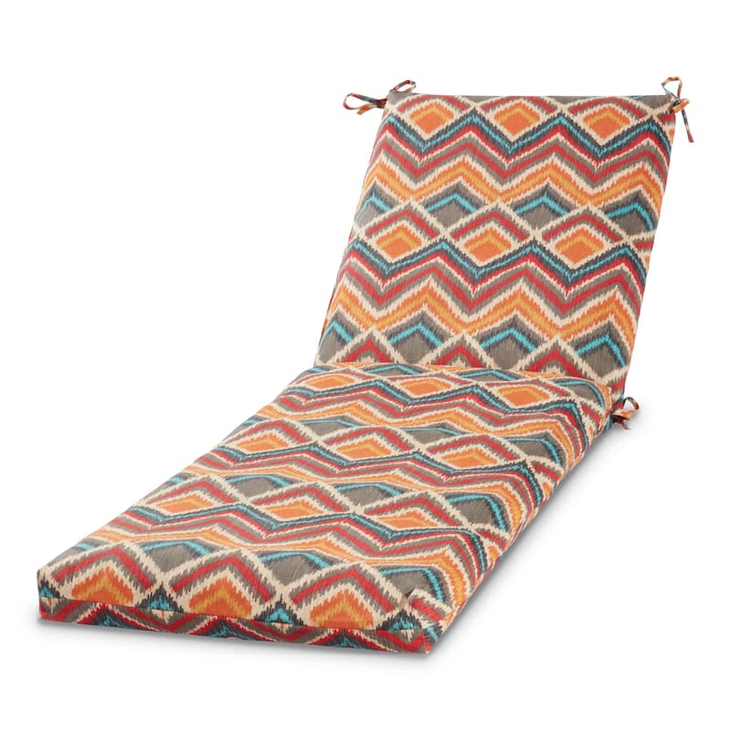 Greendale Home Fashions Outdoor Chaise Cushion (Cushion Only) - Surreal
