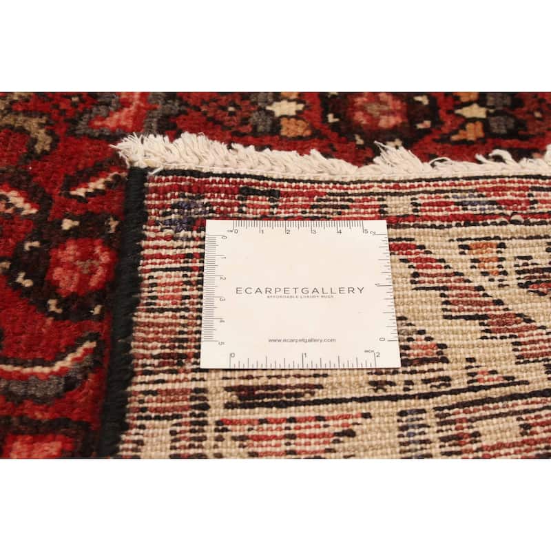 ECARPETGALLERY Hand-knotted Andelz Red Wool Rug - 3'7 x 9'6