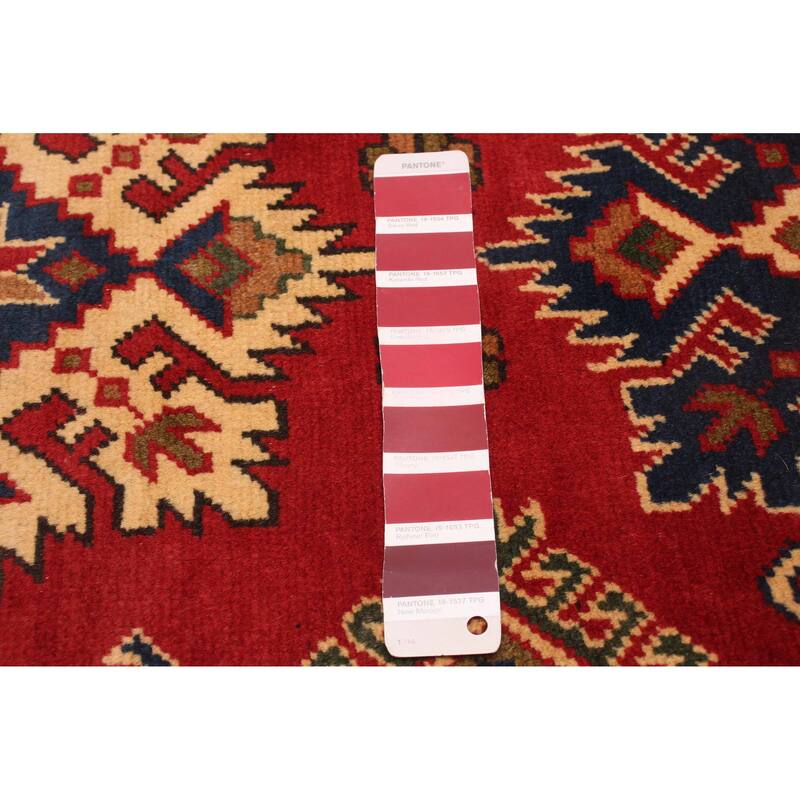 ECARPETGALLERY Hand-knotted Kargahi Red Wool Rug - 2'9 x 9'10