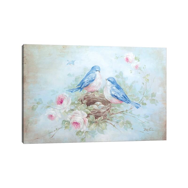 iCanvas "Bluebird Spring" by Debi Coules Canvas Print