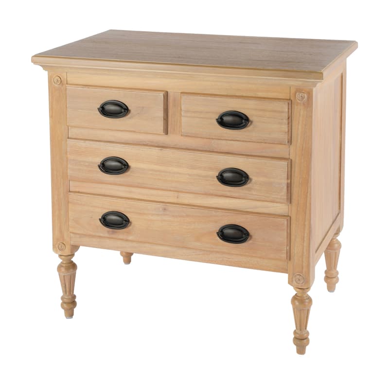Easterbrook 31.5 in. W Rectangular Wood 4-Drawer Accent Chest
