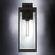 preview thumbnail 5 of 5, Luxury Modern Farmhouse Outdoor Wall Light, 20"H x 7"W, with Industrial Style, Estate Bronze, by Urban Ambiance