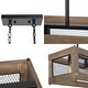 preview thumbnail 7 of 27, LALUZ Farmhouse 5-Light Rectangle Wood Chandelier Rustic Island Lights for Dining Kitchen Island