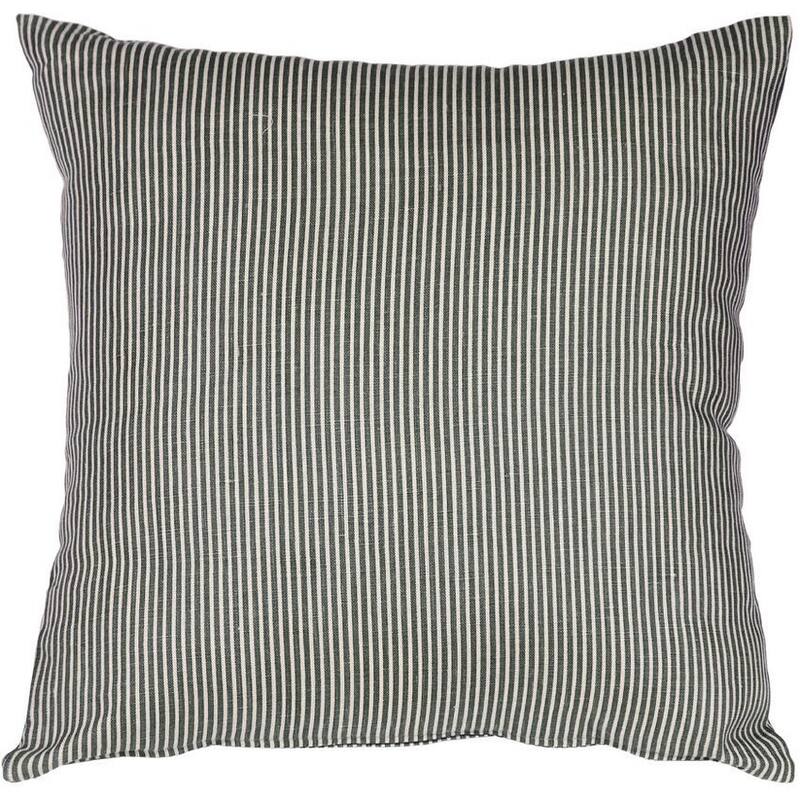 Ticking Stripe Throw Pillow - Wedgewood Blue - 15" x 15"
