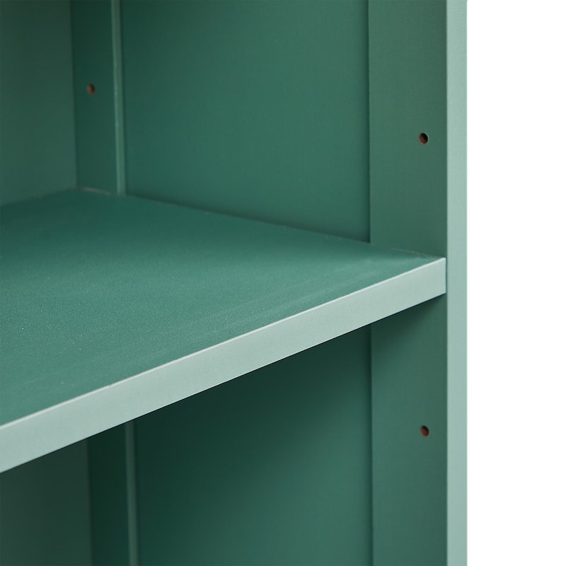 Roomfitters Tall Bathroom Cabinet Freestanding Storage with Drawer Adjustable Shelf and MDF Structure
