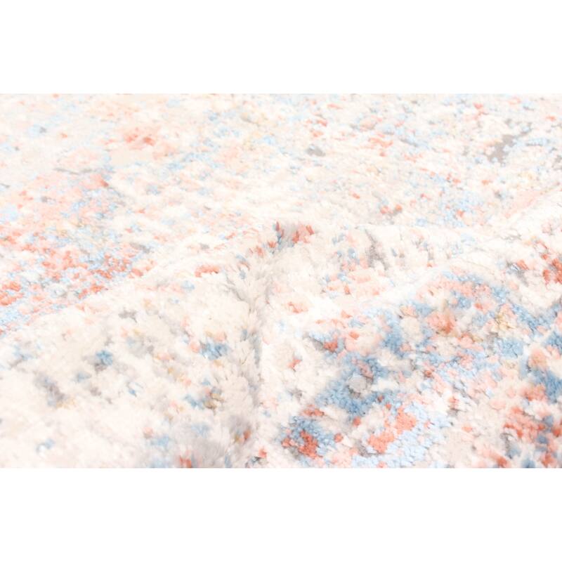 ECARPETGALLERY Machine Made Leila Ivory Area Rug