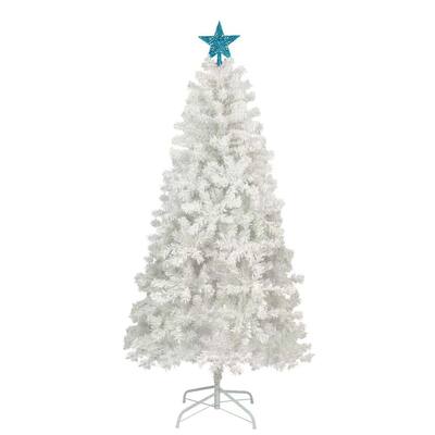 6ft Artificial Christmas Tree with 300 LED Lights and 600 Bendable Branches,Christmas Tree Holiday Decoration