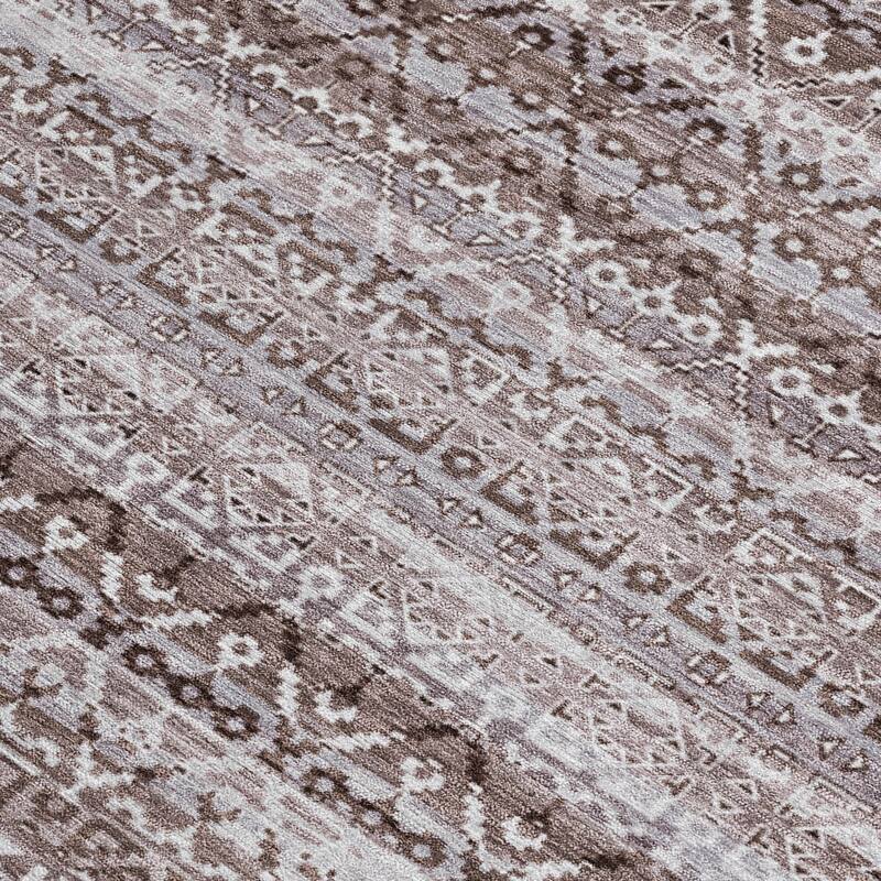 HomeRoots Striped Transitional Rectangle Outdoor Rug
