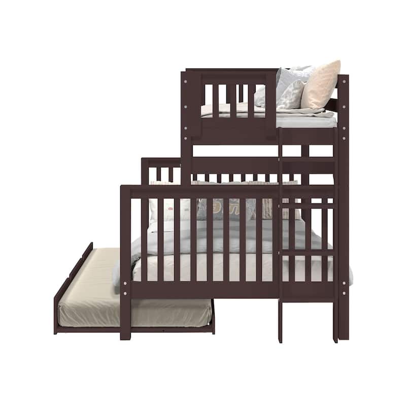 Taylor & Olive Trillium Twin over Full Bunk Bed Ladder, Twin Trundle