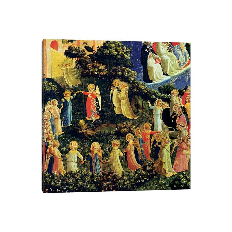 iCanvas "Deatil Of Paradise, The Last Judgement, c.1431" by Fra Angelico Canvas Print