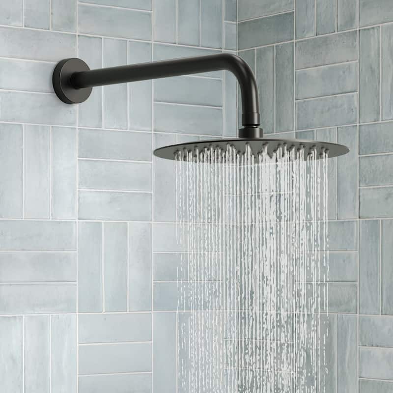 Pressure Balance 3-Functions Shower Head System, 10" Shower Faucet Set with Tub Faucet Spout