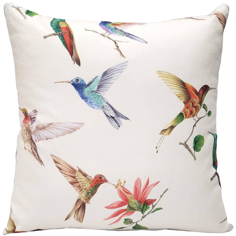 Monteverde Hummingbird 20x20 Throw Pillow - Polyester