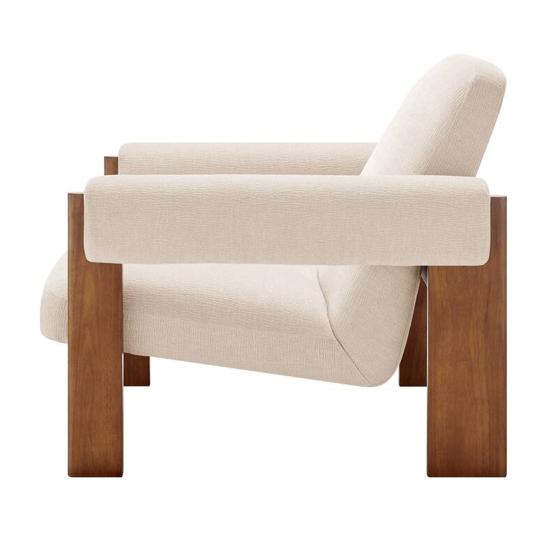 NPD Furniture Silvia Fabric Accent Arm Chair