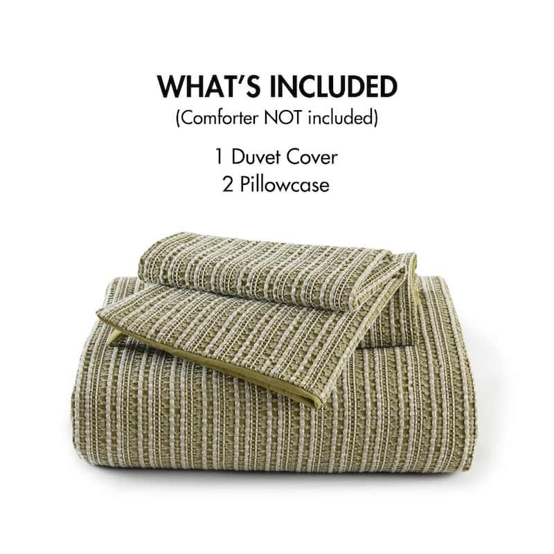 Woolrich Lyon Waffle Washed Duvet Set