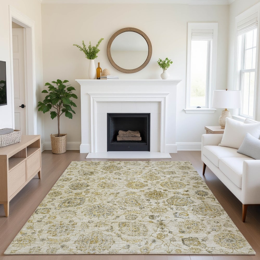 Premium Washable Super Soft Traditional Kashan Mayfield Rug