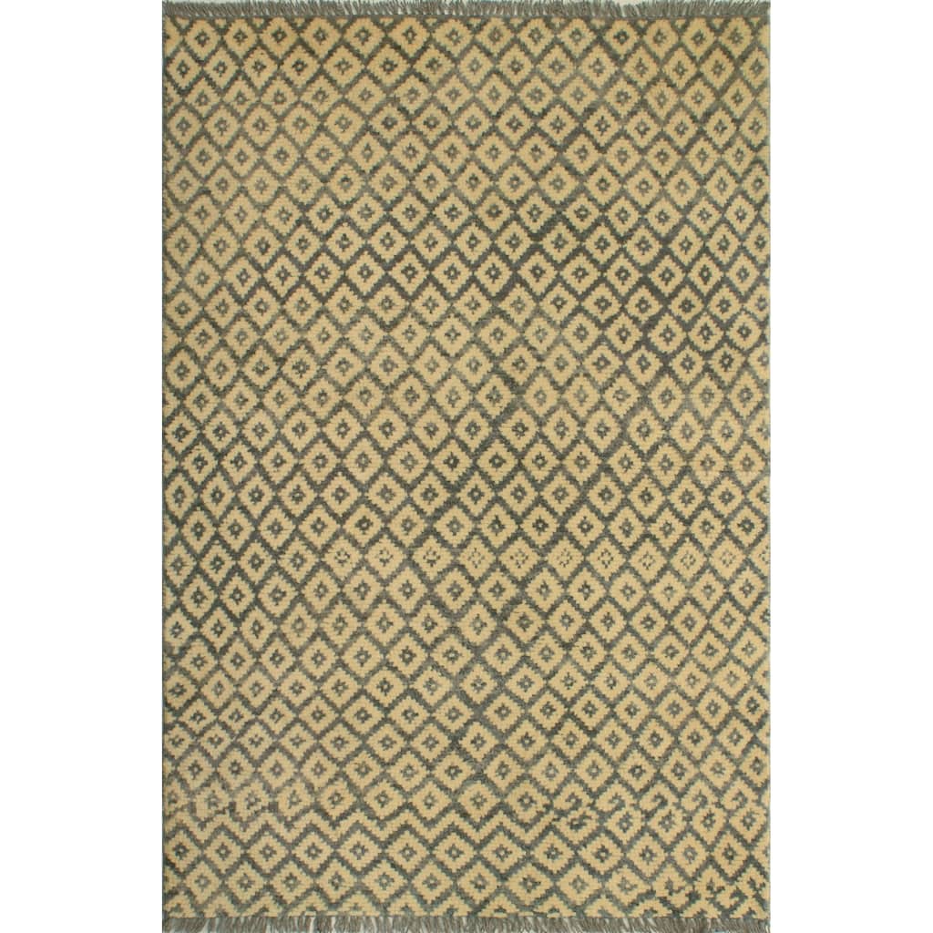 Balochi Adila Ivory/Grey Rug - 3'2" x 4'11"