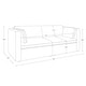 preview thumbnail 59 of 179, Mia Oversized Modular Sectional Fabric Sofa
