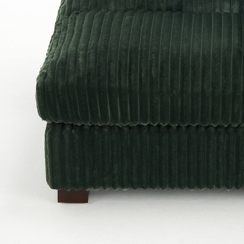 Cotton Flannel corner Sofa Armless Modular Sectional Sofa Seamless Combination