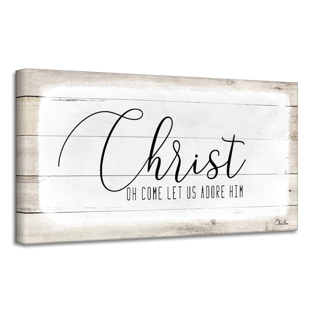 Ready2HangArt 'Christ' Holiday Canvas Wall Art by Olivia Rose