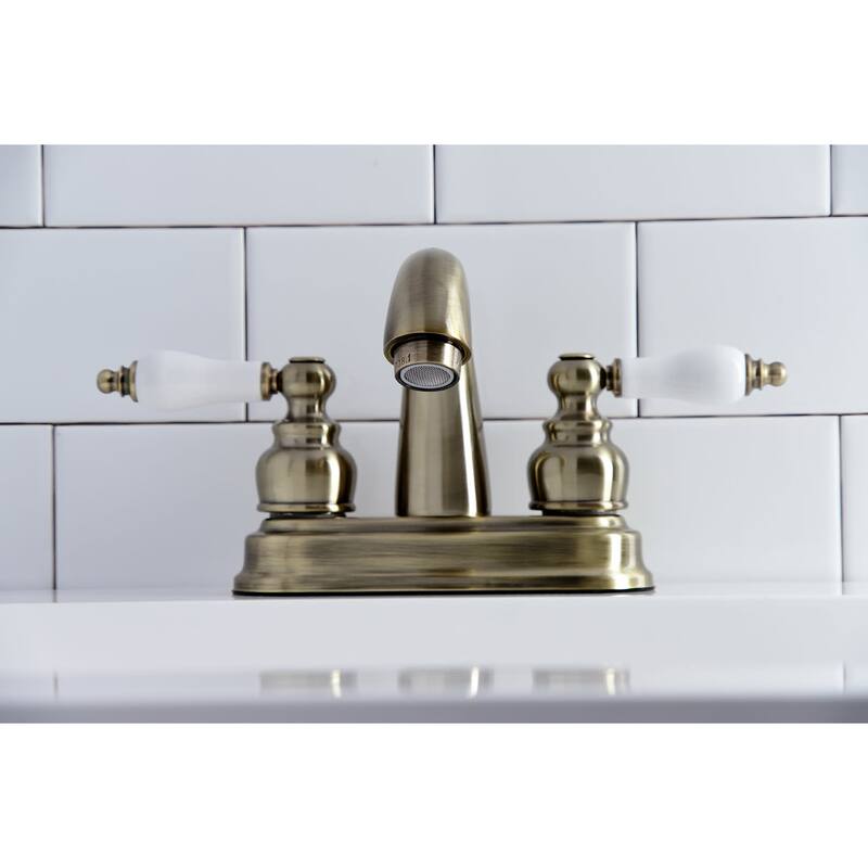 Kingston Brass Restoration 1.2 GPM Centerset Bathroom Faucet with