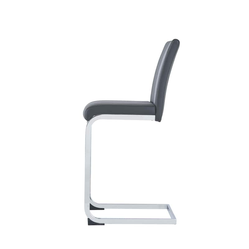 Altis Grey Bar Stools, Set of 4 Modern Counter Height Stools for Kitchen Island