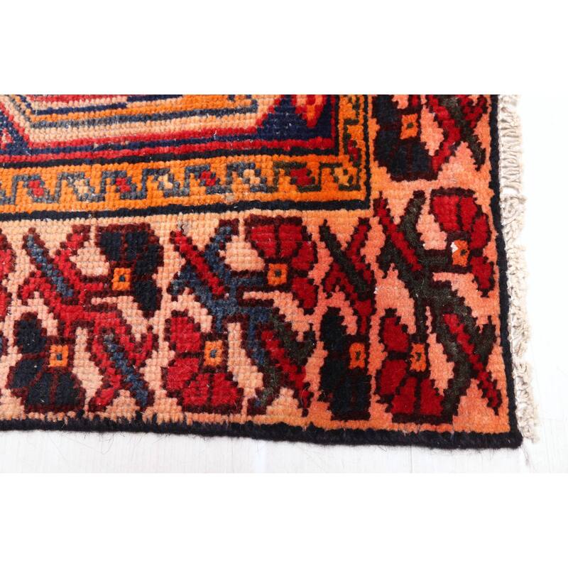 ECARPETGALLERY Hand-knotted Antalya Vintage Red Wool Rug - 3'4 x 6'6