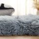 preview thumbnail 129 of 201, SAFAVIEH Handmade Natural Sheepskin Leanca 3.4-inch Thick Rug