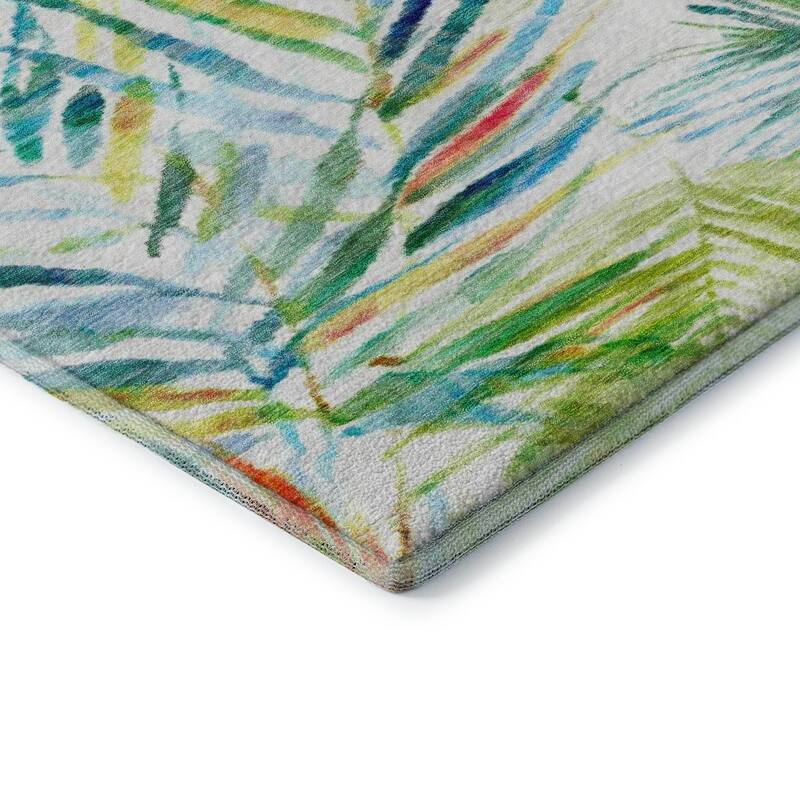 Premium Washable Super Soft Watercolor Modern Floral Mayfield Rug