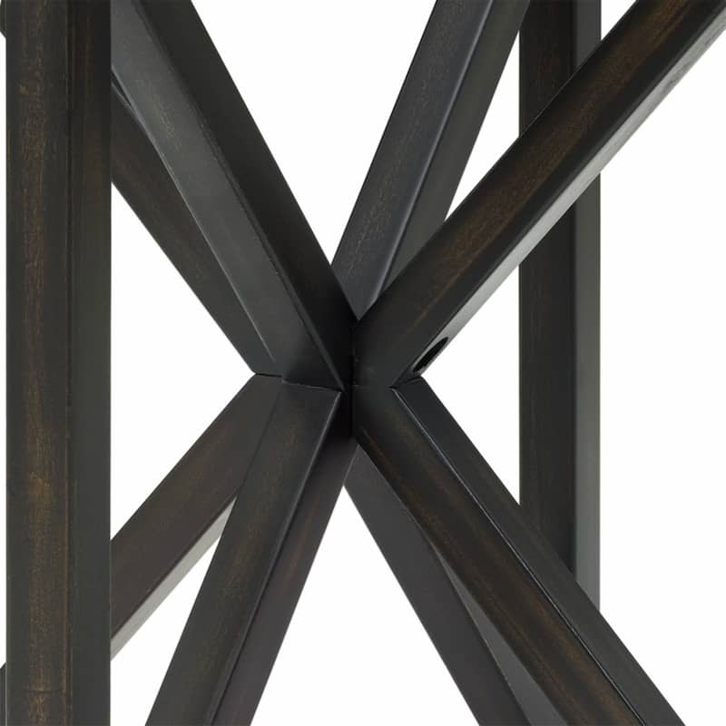Tempered glass coffee table solid wood base round transparent glass top modern living room terrace study coffee table
