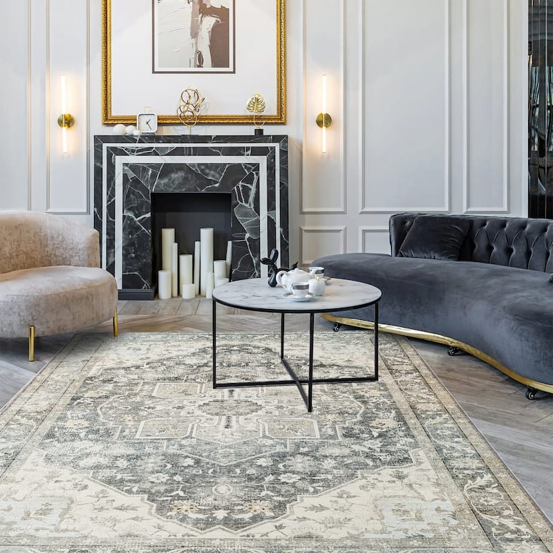 Bohemian Faux Cashmere Rug