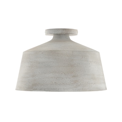 14"W x 9"H 1-Light Tapered Metal Semi Flush Light - 14"W x 9"H