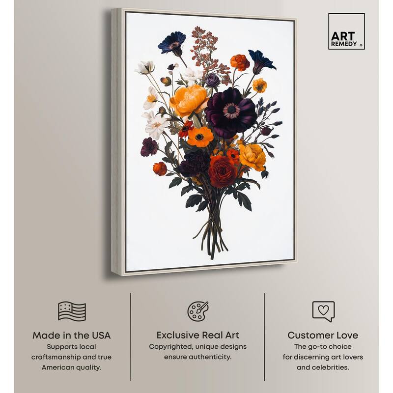 Regal Rose Riot II Canvas by Art Remedy