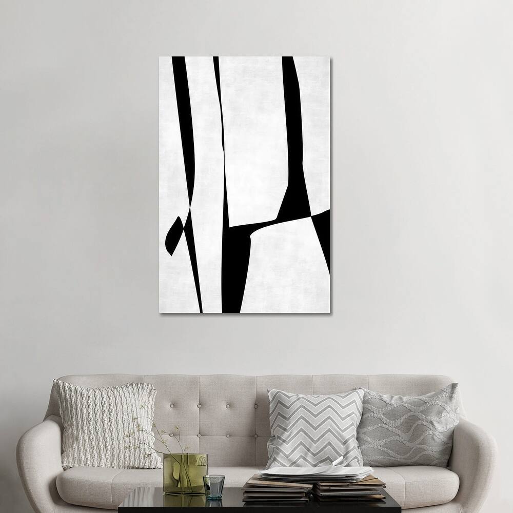 iCanvas "Minimalist B&W I" by EmcDesignLab Canvas Print