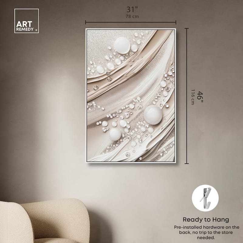 Viscous Veils IV Canvas by Art Remedy