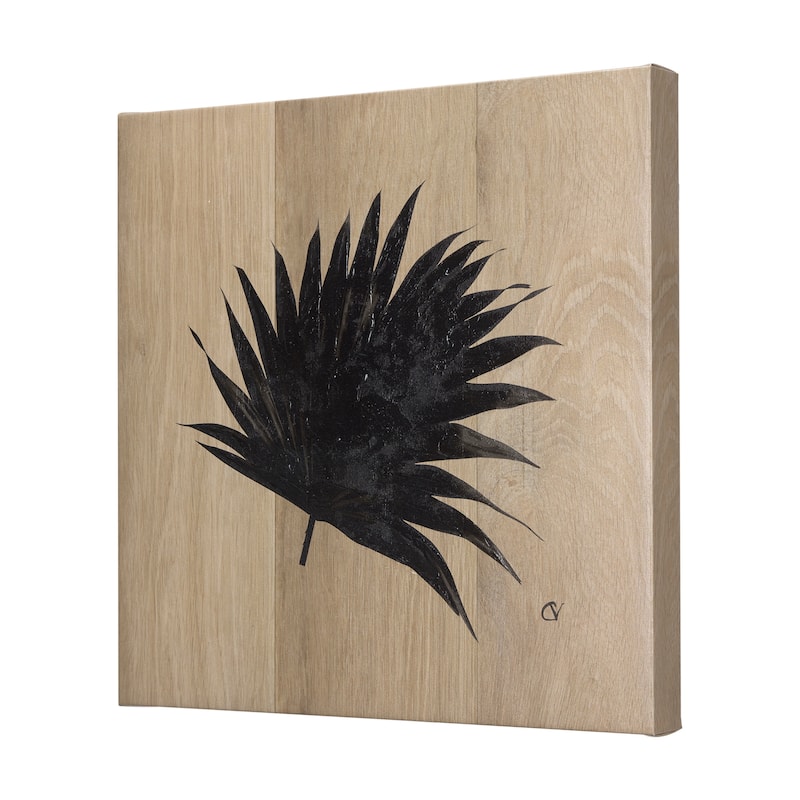 Tropical Leaf II (41 x 41) Canvas Art Print