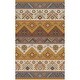 preview thumbnail 5 of 7, Hand-tufted Plumas Transitional Aztec Wool Area Rug Beige - 9' x 12'